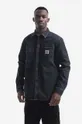 czarny Carhartt WIP kurtka jeansowa Męski