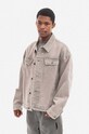 A-COLD-WALL* cotton denim jacket Overdye Denim others gray ACWMH023