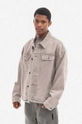 gray A-COLD-WALL* cotton denim jacket Overdye Denim Men’s