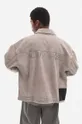 Bavlněná džínová bunda A-COLD-WALL* Overdye Denim Jacket ACWMH023 LIGHT GREY  100 % Bavlna
