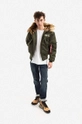 Alpha Industries jacket 45P Hooded Custom green