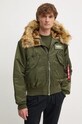 Alpha Industries kurtka 45P Hooded Custom zielony 113145.257