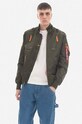 Alpha Industries bomber dzseki Falcon II 156109 257 átmeneti zöld 156109.257