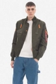 zelená Bomber bunda Alpha Industries Kurtka Alpha Industries Falcon II 156109 257 Pánský