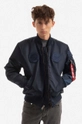 tmavomodrá Bunda Alpha Industries Pánsky