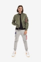 Куртка-бомбер Alpha Industries MA 1 VF MA-1 VF 59 зелёный