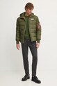 Alpha Industries rövid kabát Hooded Puffer Alpha FD 118113.257 zöld AA00