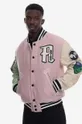 roza Bomber jakna Aries Varsity Jacket Muški