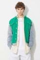 Îmbrăcăminte PLEASURES geacă Fried Trucker Jacket P23SP004 verde
