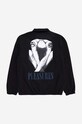 PLEASURES jacket Bended Coach Jacket P23SP005 black AA00
