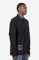PLEASURES shirt Stare Long Sleeve Overshirt P23SP013 black