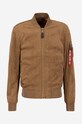 Alpha Industries bomber jacket MA-1 VF Vegan Suede 106107 13 106107.13 brown AA00