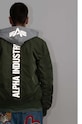 Куртка Alpha Industries MA-1 TT Hood BP Ref. 106103 01 зелений 106103.01