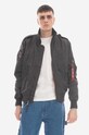 Alpha Industries kurtka Aviator TT Jacket 106104 136 bez kaptura szary 106104.136