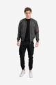 Alpha Industries geacă bomber cu două fețe MA-1 LW AOP Rainbow cu captuseala gri 106109.136