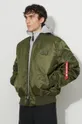 green Alpha Industries bomber jacket MA-1 D-Tec