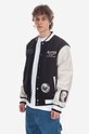 Karl Kani kurtka wełniana Retro Block College Jacket bez kaptura granatowy 6085203