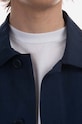 Льняна куртка A.P.C. LIAEO.H03053 темно-синій AA00