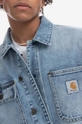 Carhartt WIP geacă din denim Saledo Jacket albastru