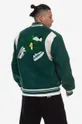 зелений Куртка-бомбер з домішкою вовни Puma The Mascot T7 College Чоловічий