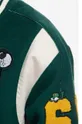 Puma kurtka bomber z domieszką wełny The Mascot T7 College zielony