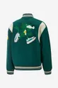 green Puma wool blend bomber jacket The Mascot T7 College