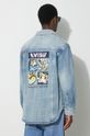 Одяг Джинсова куртка Evisu 2ESHTM3SJ717XXDN блакитний