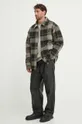 Filling Pieces wool blend jacket Flannel gray