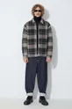 Filling Pieces wool blend jacket Flannel gray