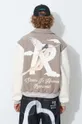 Represent wool bomber jacket  Insole: 100% Polyester Basic material: 80% Wool, 20% Polyamide Sleeve lining: 100% Polyurethane