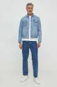 Jeans jakna Armani Exchange modra
