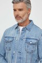 Armani Exchange kurtka jeansowa niebieski 8NZBP4.Z2P1Z.NOS