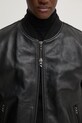 Diesel geaca bomber de piele L-KHAN A14435.0HJAC negru