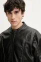 Diesel giacca in pelle L-KRIXY JACKET A16866.0EPAU nero