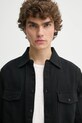 Košeľa Rag & Bone modrá MED24F0004ZDBL