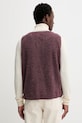 Îmbrăcăminte American Vintage vestă MHOK16A burgundia