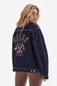 Βαμβακερό τζιν μπουφάν Guess Originals Deer Denim Unisex