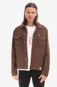 Джинсова куртка Guess Originals Kit Denim коричневий