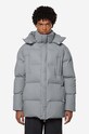 Rains jacket Hooded Puffer Coat with gray 1524.ROCK