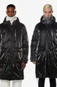 fekete Rains rövid kabát Avalanche Parka 154 BLACK Uniszex