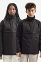 Rains kurtka Padded Nylon Anorak 15490 bez kaptura czarny 15490.BLACK