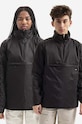 Rains geacă Padded Nylon Anorak cu captuseala negru 15490.BLACK