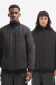 Rains kurtka Liner High Neck Jacket 18300 bez kaptura czarny 18300.BLACK