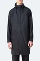 czarny Rains kurtka przeciwdeszczowa Płaszcz Rains 1256 Unisex