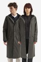 Дощовик Rains Longer Jacket з капюшоном зелений 18360.GREEN