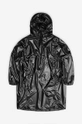 μαύρο Αδιάβροχο μπουφάν Rains Long Ultralight Anorak