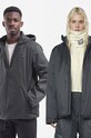 Rains kurtka Padded Nylon 15470 pozostałe szary 15470.SLATE