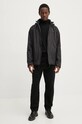 Rains giacca Padded Nylon Jacket nero 15470.BLACK