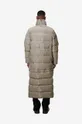 Rains jacket Extra Long Puffer Coat brown