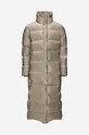 Bunda Rains Extra Long Puffer Coat hnědá 1536.VELVETTAUPE